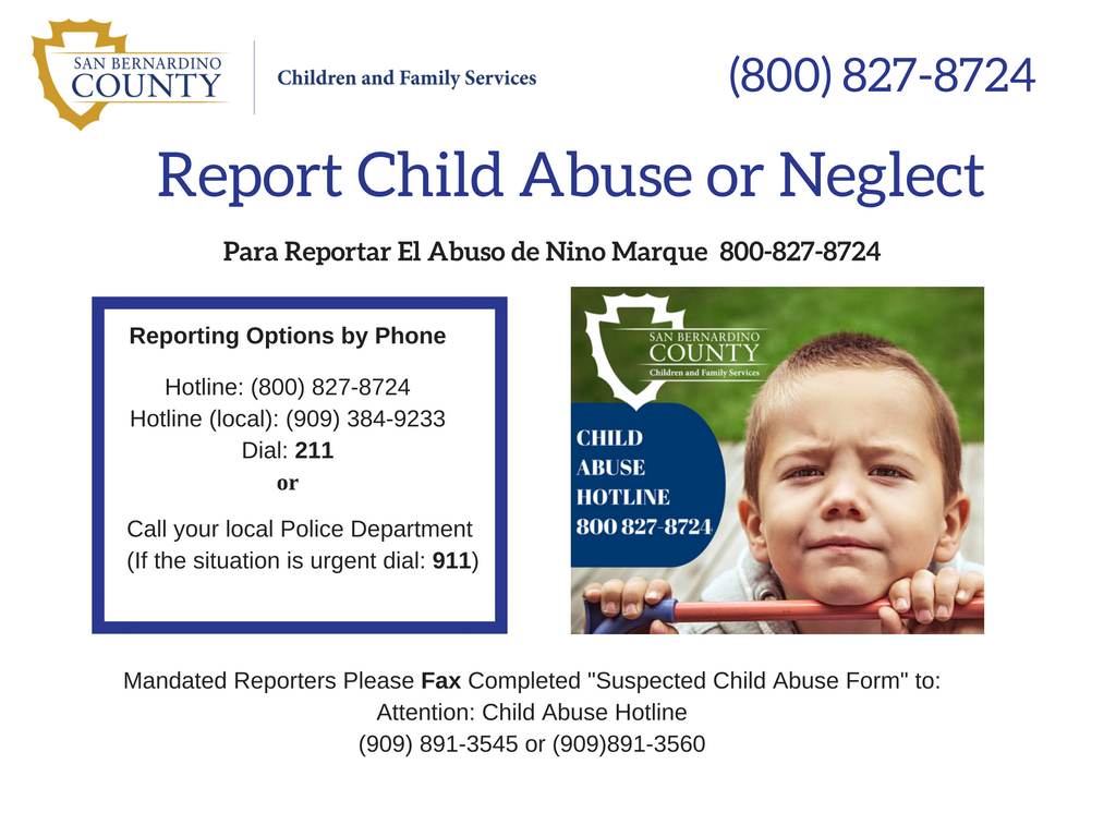 A Report Of A Child Abuse